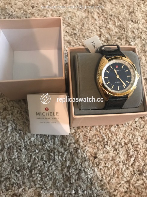Michele Blue Hybrid Smart Watch Michele Blue Hybrid Smart Watch