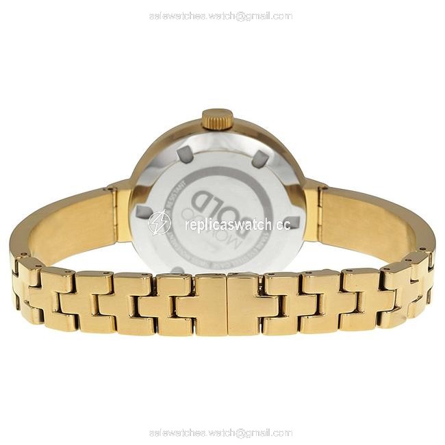 Movado Gold Stainless Crystal Bangle Bracelet 3600201 Watch Movado Gold Stainless Crystal Bangle Bracelet 3600201 Watch