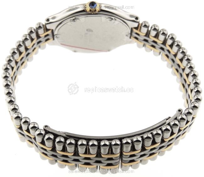 Cartier Silver Mint Ladies Must 21 Bullet 18kyellow Gold & Ss 28mm 1340 Watch Cartier Silver Mint Ladies Must 21 Bullet 18kyellow Gold & Ss 28mm 1340 Watch