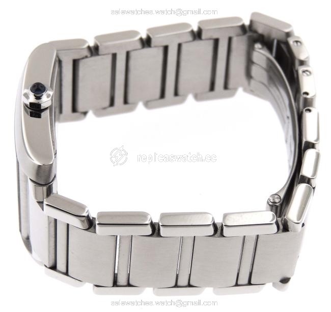 Cartier Silver Box Tank Francaise Ss Midsize 2465 Date 26mm and & B Watch Cartier Silver Box Tank Francaise Ss Midsize 2465 Date 26mm and & B Watch