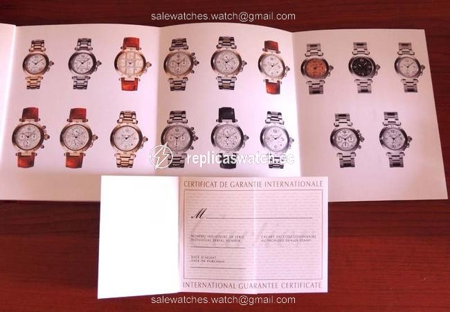 Cartier Silver Box Pasha 2379 Grill Stainless Steel 38mm Date P Watch Cartier Silver Box Pasha 2379 Grill Stainless Steel 38mm Date P Watch