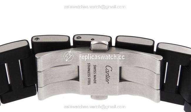 Cartier Black Mint Mens Pasha Seatimer 2790 Date Ss 40.5 B&p Watch Cartier Black Mint Mens Pasha Seatimer 2790 Date Ss 40.5 B&p Watch