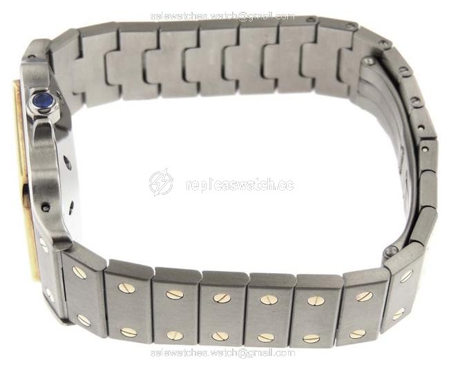 Cartier Santos 18k Yellow Gold & Ss 29mm Dress Watch Cartier Santos 18k Yellow Gold & Ss 29mm Dress Watch
