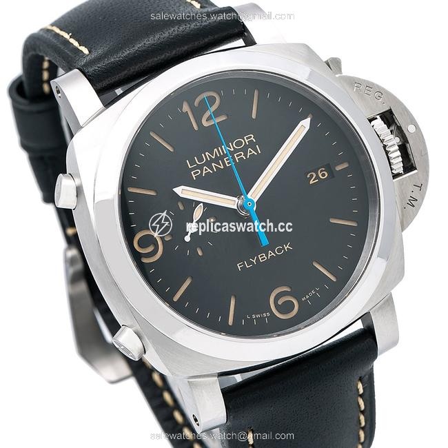 Panerai Black Luminor 1950 3 Days Chrono Flyback Pam00524 44mm Dial Watch Panerai Black Luminor 1950 3 Days Chrono Flyback Pam00524 44mm Dial Watch