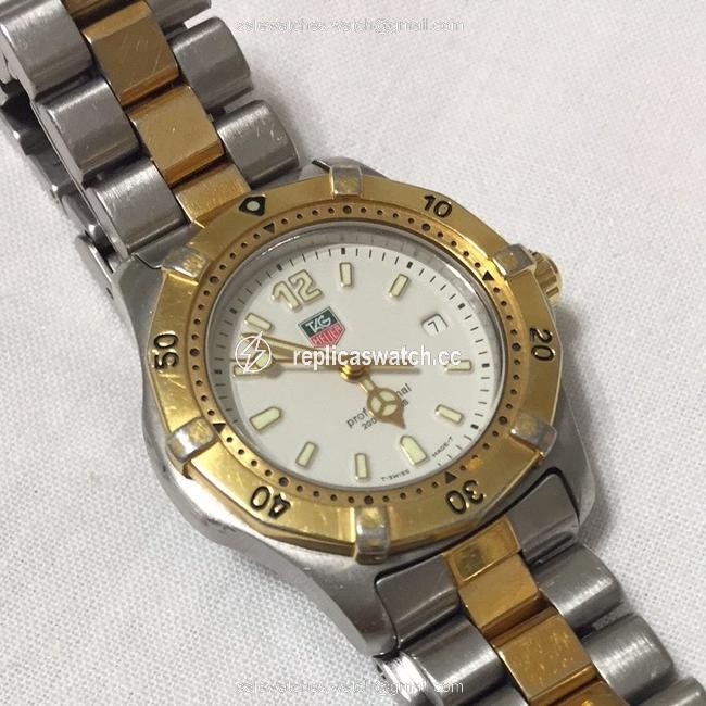 TAG Heuer Gold and Silver Classic 2000 Watch TAG Heuer Gold and Silver Classic 2000 Watch