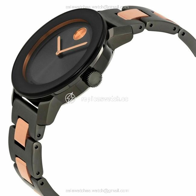 Movado Gray/Rose Gold 3600327 Womens Quartz Watch Movado Gray/Rose Gold 3600327 Womens Quartz Watch