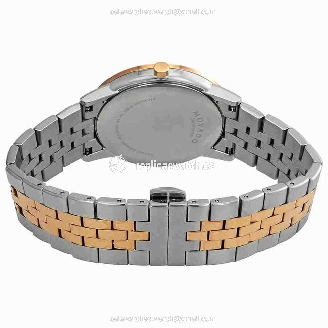Movado Blue Two Tone Museum Classic Index H.marker Gold S.steel Quartz Round Mens Watch Movado Blue Two Tone Museum Classic Index H.marker Gold S.steel Quartz Round Mens Watch