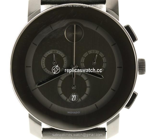 Movado Black Bold Chronograph Dial Watch Movado Black Bold Chronograph Dial Watch