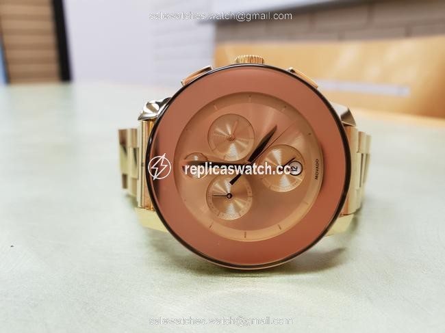 Movado Gold Chronograph Yellow Gold-plated Watch Movado Gold Chronograph Yellow Gold-plated Watch