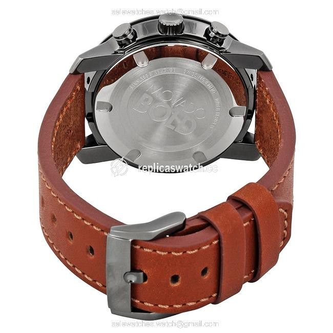 Movado Grey Brown Bold Dial Chronograph Mens Watch Movado Grey Brown Bold Dial Chronograph Mens Watch