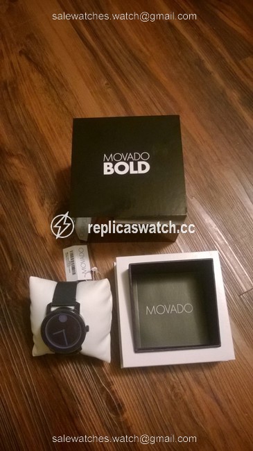 Movado Blue New Bold Navy Leather Mens 3600317 Watch Movado Blue New Bold Navy Leather Mens 3600317 Watch
