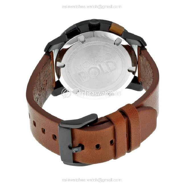 Movado Black Bold Round Dial Chronograph Mens Watch Movado Black Bold Round Dial Chronograph Mens Watch