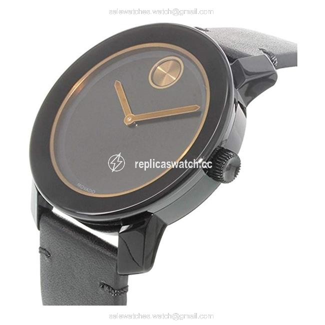 Movado Black Bold Round Dial Watch Movado Black Bold Round Dial Watch