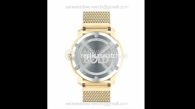 Movado Gold Unisex Sunray Dial Tone Mesh 3600460 Watch Movado Gold Unisex Sunray Dial Tone Mesh 3600460 Watch