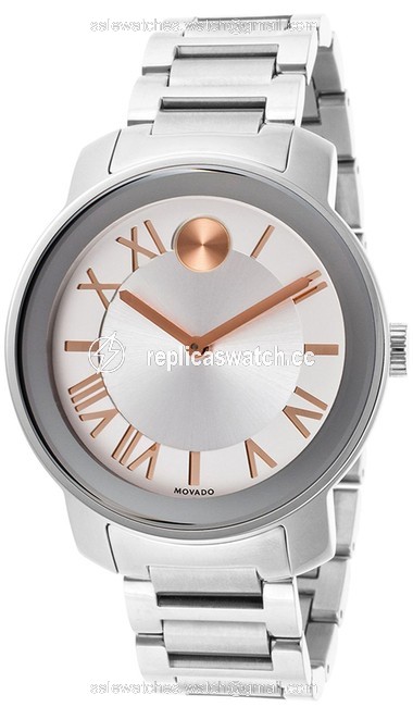 Movado Silver Roman Bold Stainless Steel Numeral Dial 3600196 Watch Movado Silver Roman Bold Stainless Steel Numeral Dial 3600196 Watch