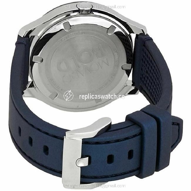 Movado Silver/Blue 3600427 Womens Bold Quartz Watch Movado Silver/Blue 3600427 Womens Bold Quartz Watch