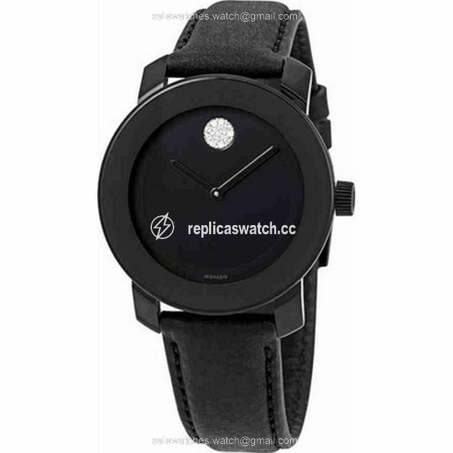 Movado Black 3600483 Womens Bold Quartz Watch Movado Black 3600483 Womens Bold Quartz Watch