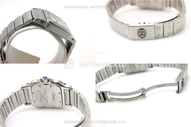 Cartier Santos Galbee Sm Ladies Womens Wristwatch Ss Quartz Watch Cartier Santos Galbee Sm Ladies Womens Wristwatch Ss Quartz Watch