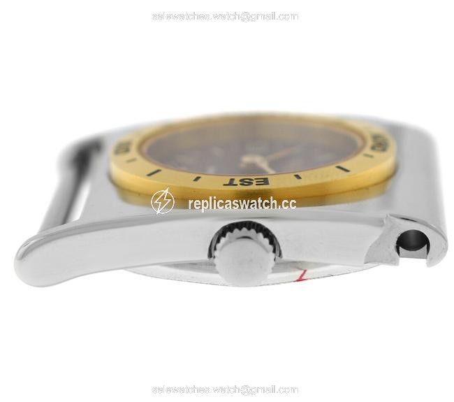 Breitling Silver Gold New Utc Module B61172 Steel & Quartz 20mm At Lugs Watch Breitling Silver Gold New Utc Module B61172 Steel & Quartz 20mm At Lugs Watch