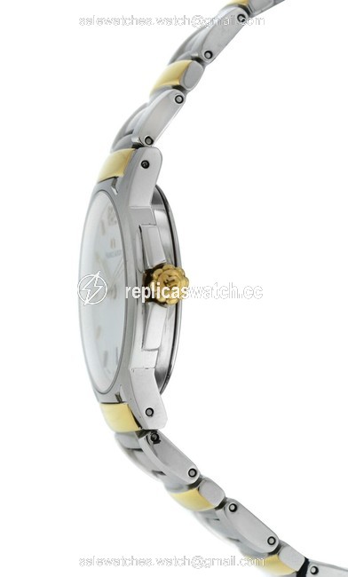 Maurice Lacroix Silver Gold New Ladies Miros Mi1053-sy023-120 Steel Watch Maurice Lacroix Silver Gold New Ladies Miros Mi1053-sy023-120 Steel Watch
