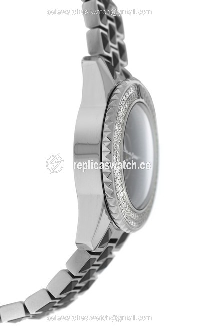 Dior Silver Black New Lady Christian Christal Cd112119a001 Diamond Mop Ss Quartz Watch Dior Silver Black New Lady Christian Christal Cd112119a001 Diamond Mop Ss Quartz Watch