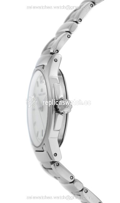 Maurice Lacroix Silver New Lady Miros Mi1053-ss002-120 Steel Quartz Watch Maurice Lacroix Silver New Lady Miros Mi1053-ss002-120 Steel Quartz Watch