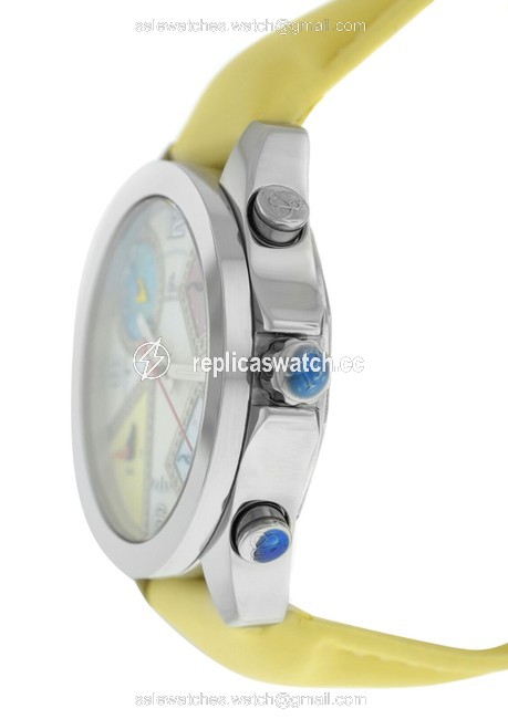 Jacob & Co. Silver Unisex Five 5 Time Zone Jcm-24da Diamond Steel 40mm Watch Jacob & Co. Silver Unisex Five 5 Time Zone Jcm-24da Diamond Steel 40mm Watch