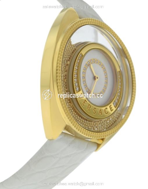Versace Gold New Destiny Spirit 86q71sd498 S001 Floating Spheres 38mm Watch Versace Gold New Destiny Spirit 86q71sd498 S001 Floating Spheres 38mm Watch