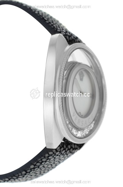 Versace Silver New Destiny Spirit 86q991md497 S112 Floating Spheres 38mm Watch Versace Silver New Destiny Spirit 86q991md497 S112 Floating Spheres 38mm Watch