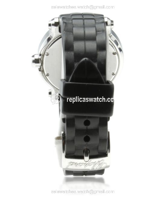 Chopard Silverxblack 278475 Happy Sport Diamond Stainless Quartz (178454) Watch Chopard Silverxblack 278475 Happy Sport Diamond Stainless Quartz (178454) Watch