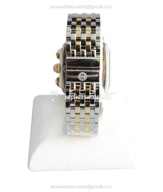 Michele Silver Deco Day Quartz Chronograph (112625) Watch Michele Silver Deco Day Quartz Chronograph (112625) Watch