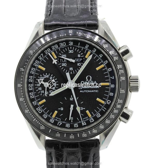 Omega Black Speedmaster Triple Date Chronograph 3820.50 39mm Steel Wbox J8 Watch Omega Black Speedmaster Triple Date Chronograph 3820.50 39mm Steel Wbox J8 Watch