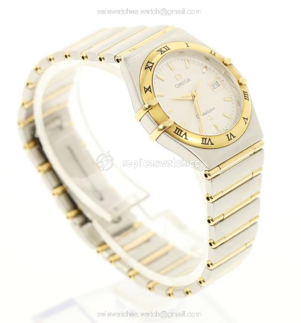 Omega Silver Two-tone Constellation Watch Omega Silver Two-tone Constellation Watch