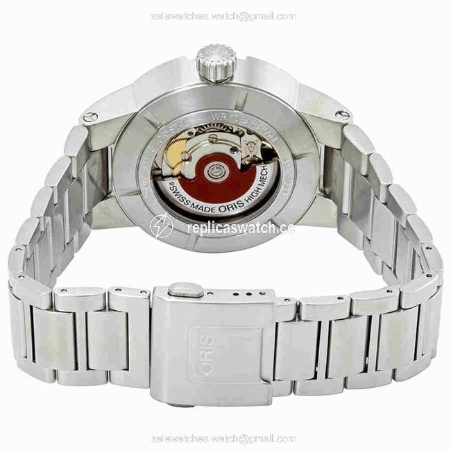 Oris Silver 01 735 7752 4154-07 8 24 08 Mens Tt1 Day Date Black Watch Oris Silver 01 735 7752 4154-07 8 24 08 Mens Tt1 Day Date Black Watch