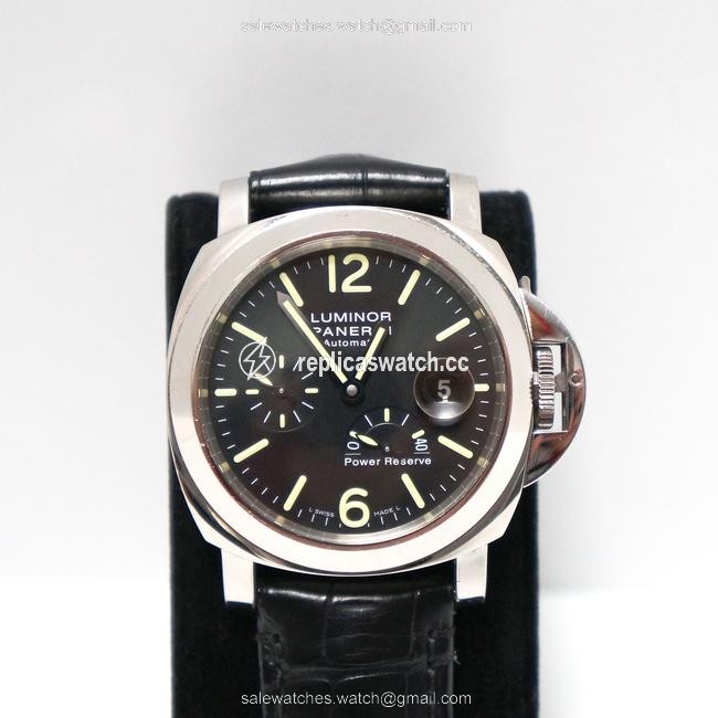Panerai Black Luminor Pam00090 Power Reserve Acciaio Mens Watch Panerai Black Luminor Pam00090 Power Reserve Acciaio Mens Watch