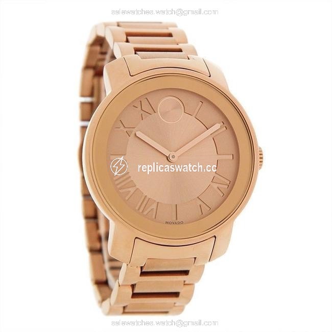Movado Rose Gold Roman Stainless Steel Numeral Dial 3600199 Watch Movado Rose Gold Roman Stainless Steel Numeral Dial 3600199 Watch