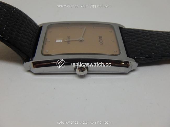 Rado Tungsten/Steel and Salmon " Diastar " Quartz Uni-sex Watch Rado Tungsten/Steel and Salmon " Diastar " Quartz Uni-sex Watch