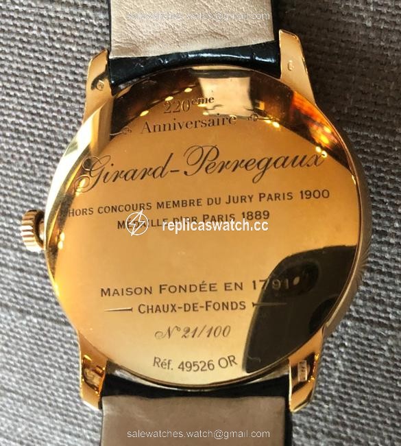 Girard-Perregaux Gold Rare Gp 1966 Small Seconds: Limited Series For The 220 Years Watch Girard-Perregaux Gold Rare Gp 1966 Small Seconds: Limited Series For The 220 Years Watch