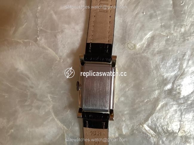 Hamilton Silver Case with Black Strap Circa 1930s Vintage Watch Hamilton Silver Case with Black Strap Circa 1930s Vintage Watch