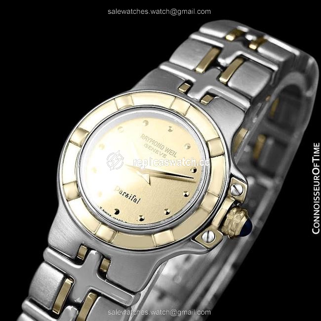 Raymond Weil Champagne Parsifal Ladies Two-tone Bracelet Ref. 9690 - Stai Watch Raymond Weil Champagne Parsifal Ladies Two-tone Bracelet Ref. 9690 - Stai Watch
