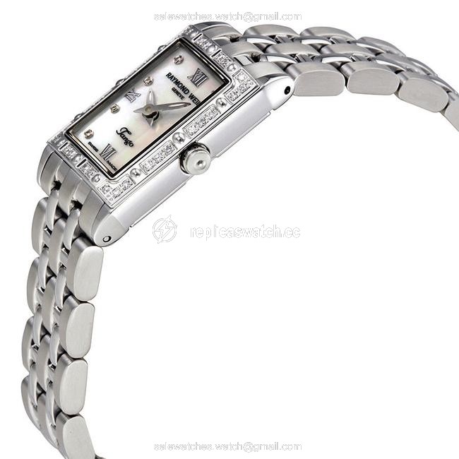 Raymond Weil Mop Silver Tango Dial Ladies Watch Raymond Weil Mop Silver Tango Dial Ladies Watch