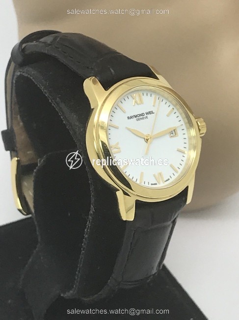 Raymond Weil Yellow Gold Womens 5376 Tradition Analog Display Swiss Quartz Watch Raymond Weil Yellow Gold Womens 5376 Tradition Analog Display Swiss Quartz Watch