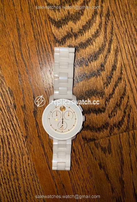 Movado White/Gold Quartz Movement Dial Ladies Watch Movado White/Gold Quartz Movement Dial Ladies Watch