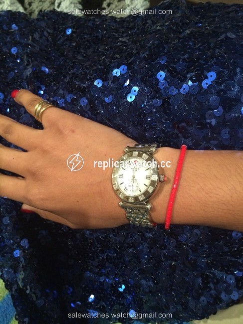 Michele Silver Atlas Watch Michele Silver Atlas Watch