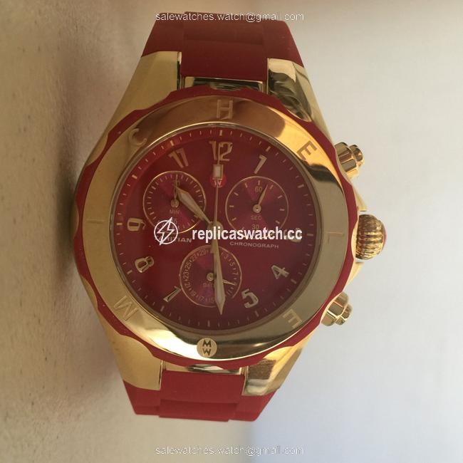 Michele Gold Red Jelly Tahitian Bean Womens Mww12f000085 Watch Michele Gold Red Jelly Tahitian Bean Womens Mww12f000085 Watch