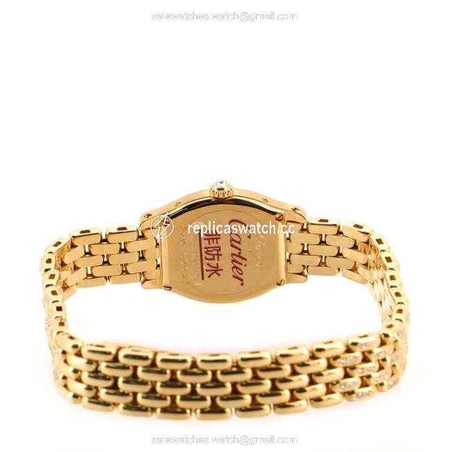 Cartier Tortue Quartz Yellow Gold and Diamonds 20 Watch Cartier Tortue Quartz Yellow Gold and Diamonds 20 Watch