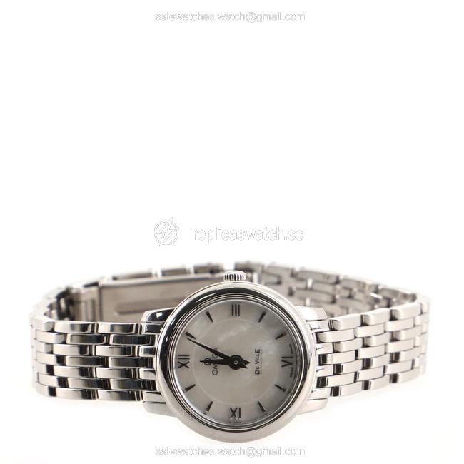 Omega De Ville Prestige Quartz Stainless Steel with Mother Of Pe Watch Omega De Ville Prestige Quartz Stainless Steel with Mother Of Pe Watch