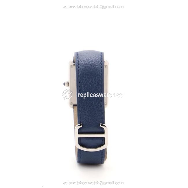 Cartier White Tank Solo Quartz Stainless Steel and Leather 27 Watch Cartier White Tank Solo Quartz Stainless Steel and Leather 27 Watch