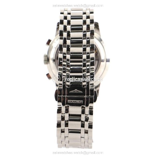 Longines Black Saint-imier Chronograph Stainless Steel 39 Watch Longines Black Saint-imier Chronograph Stainless Steel 39 Watch