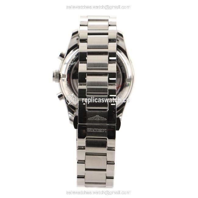 Longines Black Conquest Classic Chronograph Stainless Steel 41 Watch Longines Black Conquest Classic Chronograph Stainless Steel 41 Watch